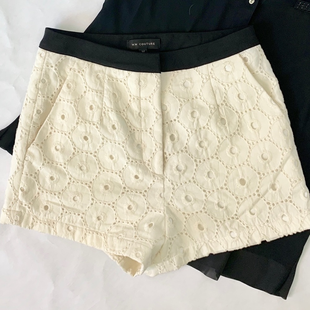 MM Couture by Miss Me Eyelet Shorts